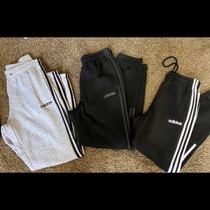 3 pair Adidas Joggers